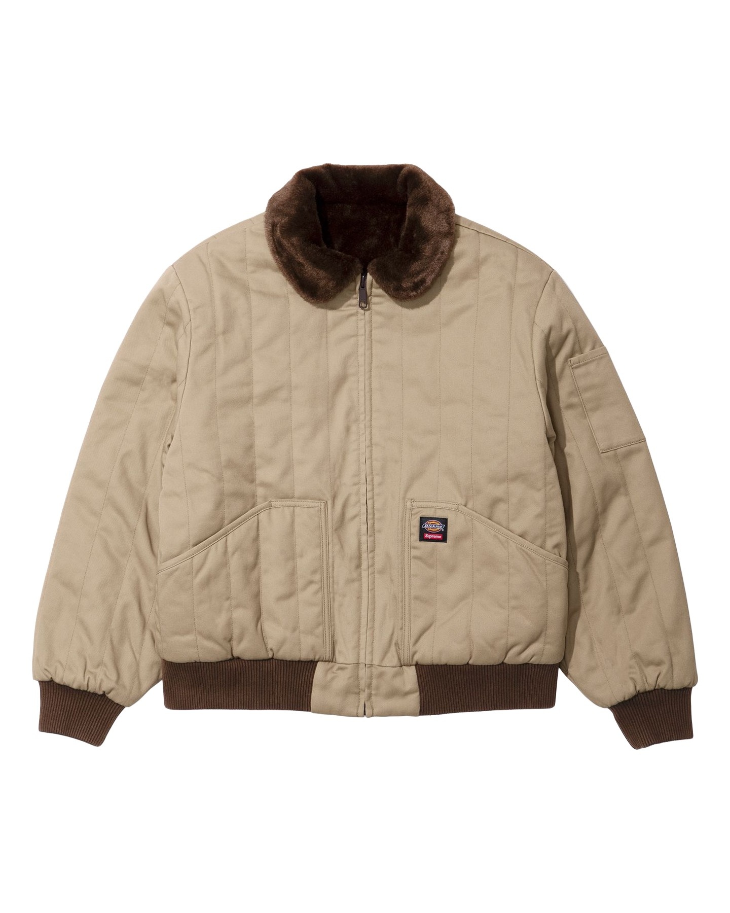 Supreme®/Dickies® Reversible Quilted Faux Fur Work Jacket